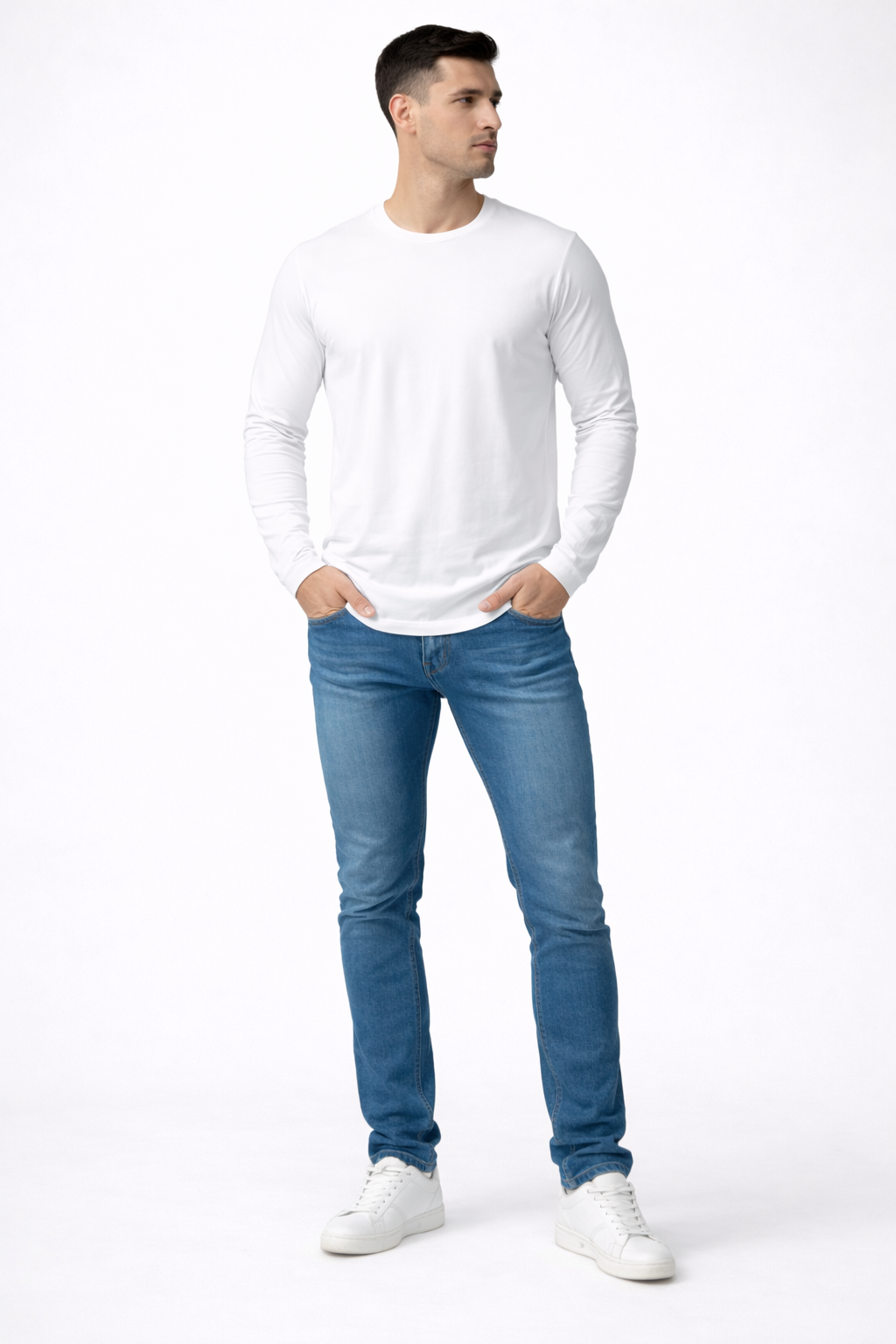 Full Sleeves T-Shirt (Regular Fit) | For Women & Men Bundle - Free Delivery & 1 Year Warranty